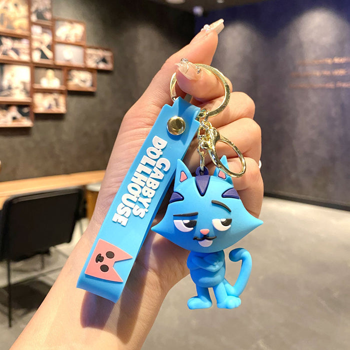 Wholesale House Crossing Animal PVC Stereo Large Doll Gift Car Keychain