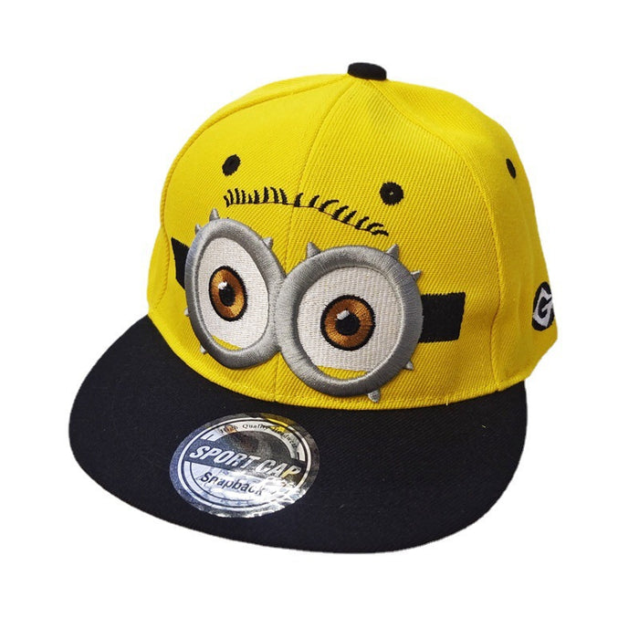 Wholesale Children's Flat brimmed Hat Cartoon Embroidered Hat Children's Baseball Hat Outdoor Duck Tongue Hat