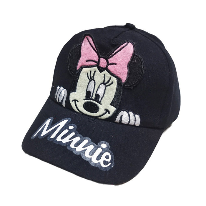 Wholesale Cute cartoon children's baseball cap embroidered duckbill cap, children's sun protection and sunshade hat