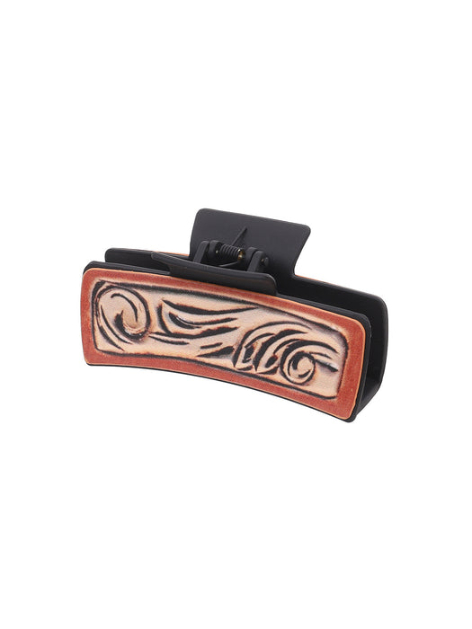 Wholesale Western Wind Cactus Sunflower Pattern Grab Clip Women Shark Clip Hairpin