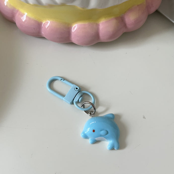 Wholesale Cute 3D Starfish Keychain Cartoon Bag Charm Gift Summer Accessory