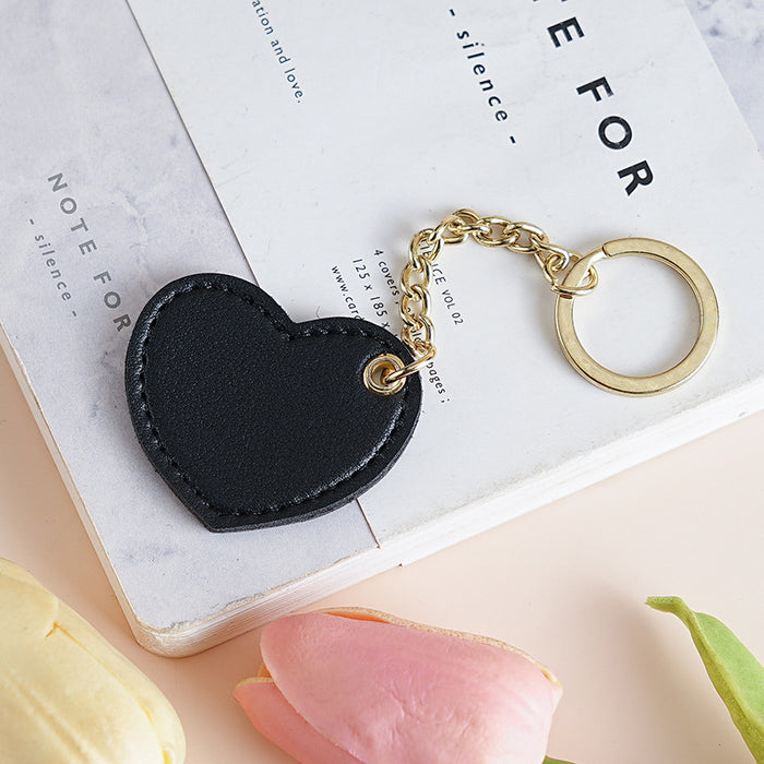 Wholesale Jewelry pendant, heart-shaped leather keychain, cute bag keychain