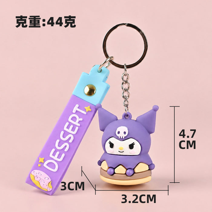 Wholesale Cartoon Cute PVC Soft Keychain Pendant Fashion Accessory Gift MOQ≥10