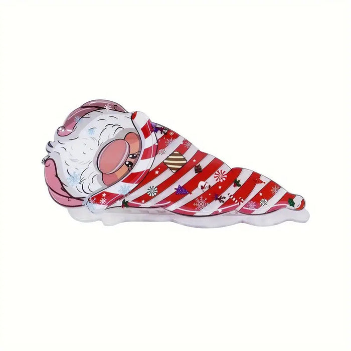 Wholesale Acrylic  Clamp Ice Cream Shape Horstail Clip Cute Hair Shark Clip Cartoon Hairpin