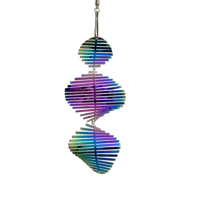 Wholesale Stainless Steel 3D Tornado Spiral Fishbone Wind Chimes