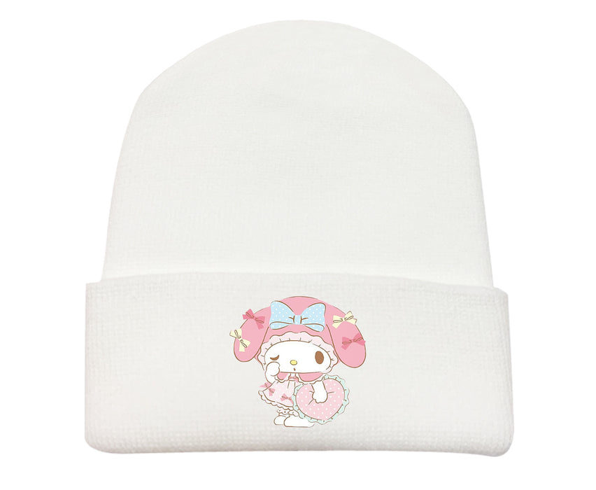 Wholesale  Knitted Hat Pattern Velvet Hat Curled Warm Protection Hat