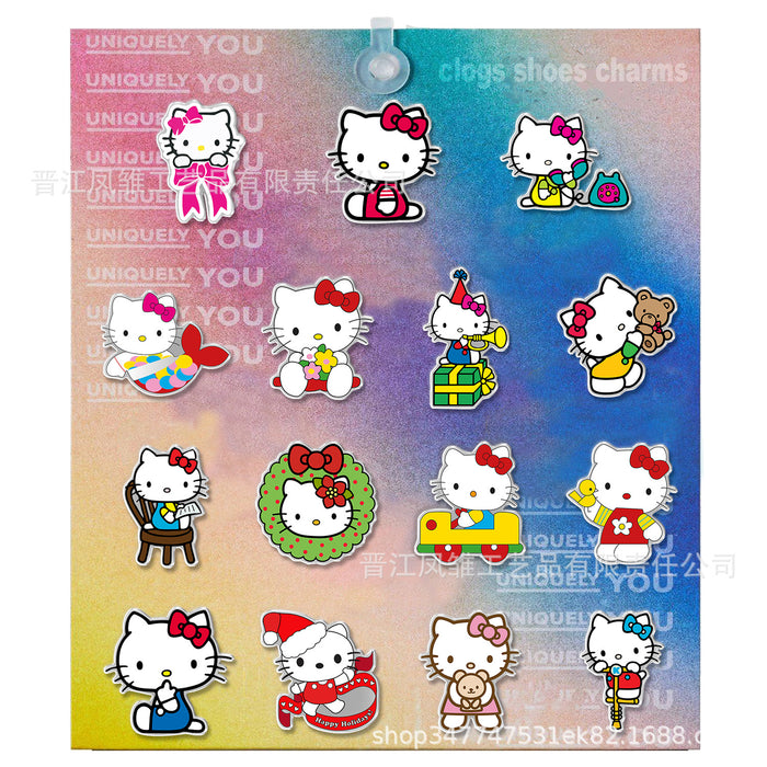 Wholesale 20pcs Cute cat acrylic Shoes Charms accessories
