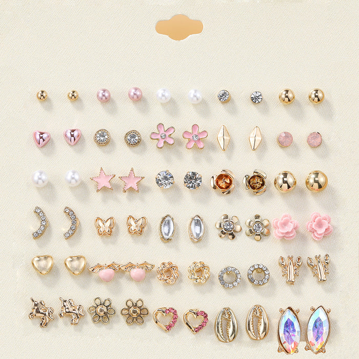 Wholesale Multiple Pairs of Bow Flowers Earrings