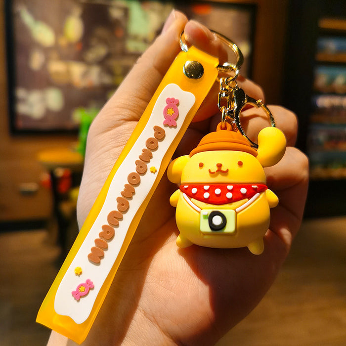 Wholesale Cartoon Doll Silicone Keychain JDC-KC-Tingm221