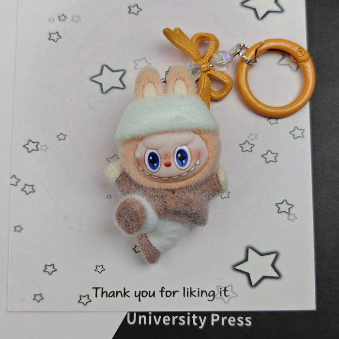 Wholesale Flocked Dancing Doll Keychain