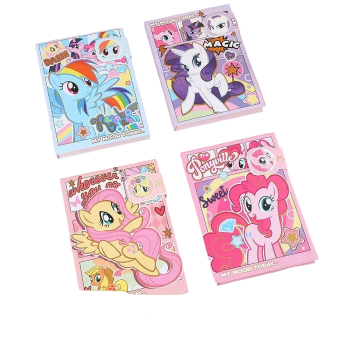 Wholesale KPOP themed cute cartoon notebook with magnetic closure and colorful pages