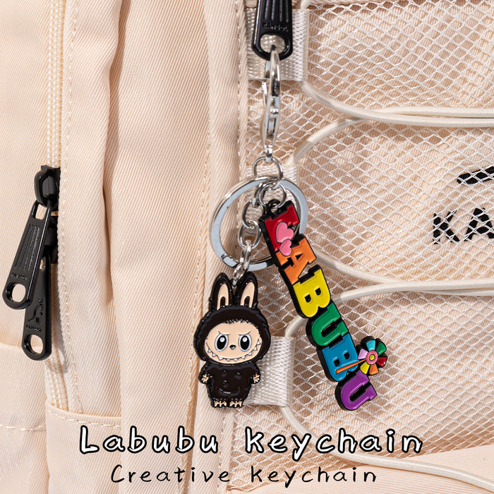 Wholesale Cartoon  Series Metal School Bag Buckle Keychain DIY Pendant Gift