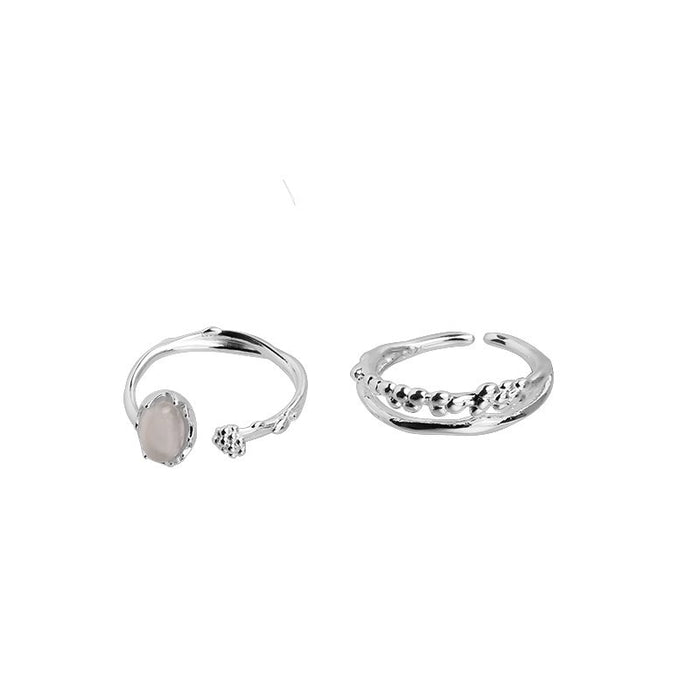 Wholesale Plain ring, light luxury and high-end, adjustable index finger ring, personalized open ring