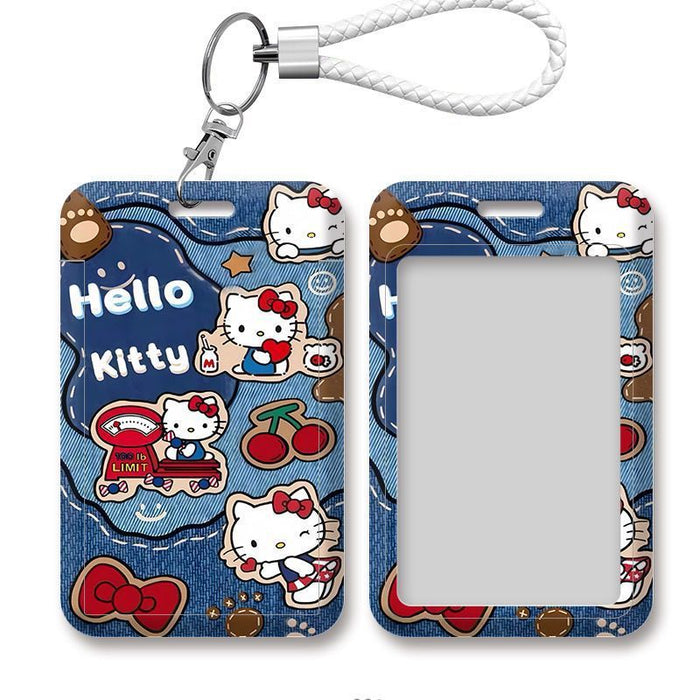 Wholesale Vintage denim card holder keychains