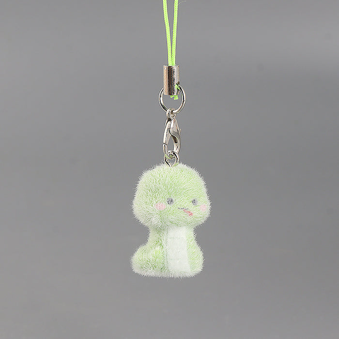 Wholesale Creative Cute Pet Pendant Flocked Small Animal 3D Bag Accessory Keychains