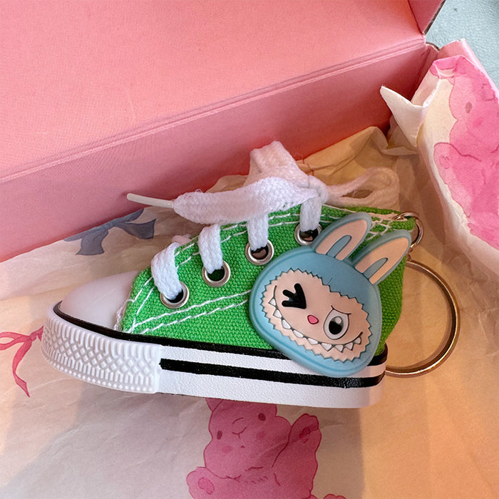 Wholesale Canvas Shoes Key Chain Small Shoes Pendant Cute Backpack Pendant Mini Hanging Bag Hanging Accessories