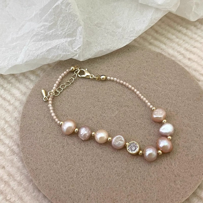 Wholesale  Freshwater Pearl Beaded Bracelet for Women All-match Bracelet