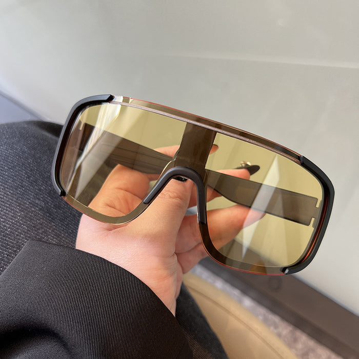 Wholesale Outdoor Night Cycling Glasses Sports Road Cycling Large Frame Windproof and Eye Protection Transparent Sunglasses