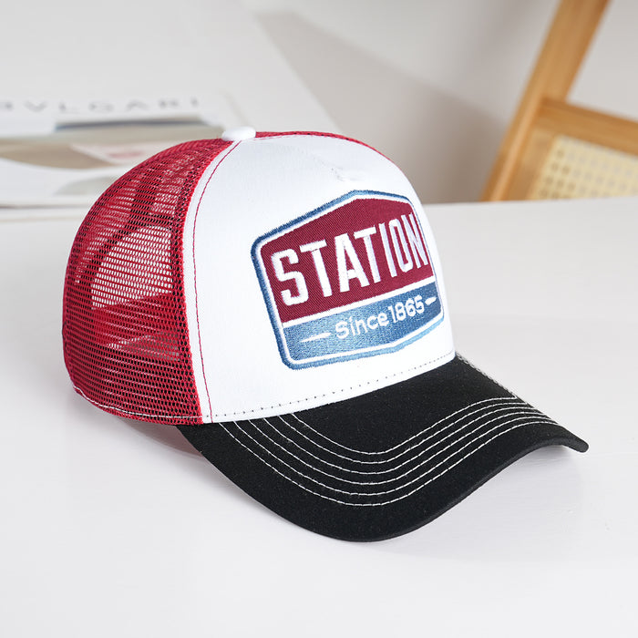 Wholesale Cotton Embroidered Baseball Cap Summer Versatile Street Trucker Hat Duckbill Cap