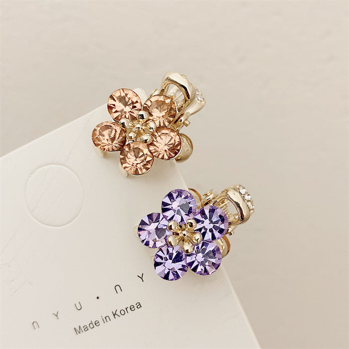 Wholesale Crystal Flower Side Hairpin JDC-HC-DH002