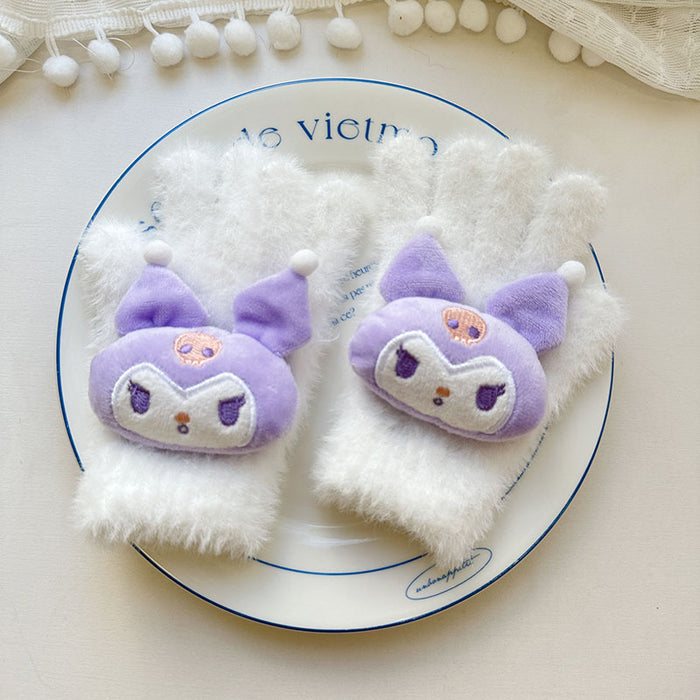 Wholesale Warm Gloves Baby Five-Finger Knitted Gloves