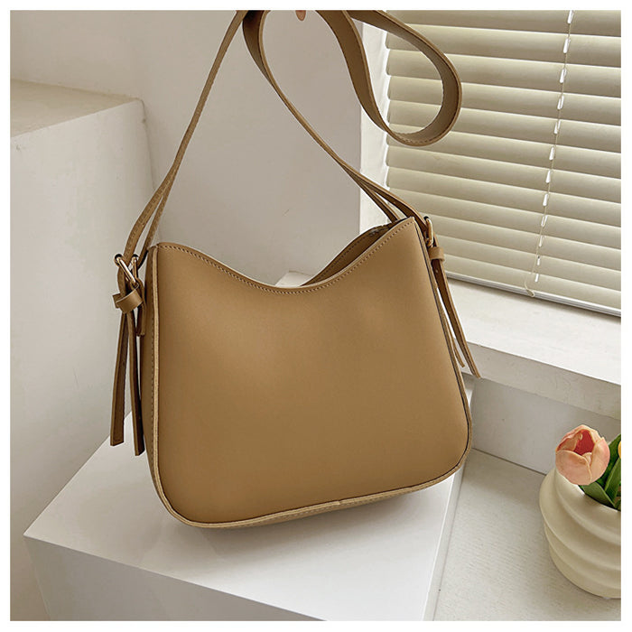 Wholesale New fashionable textured shoulder bag with large capacity retro crossbody bag