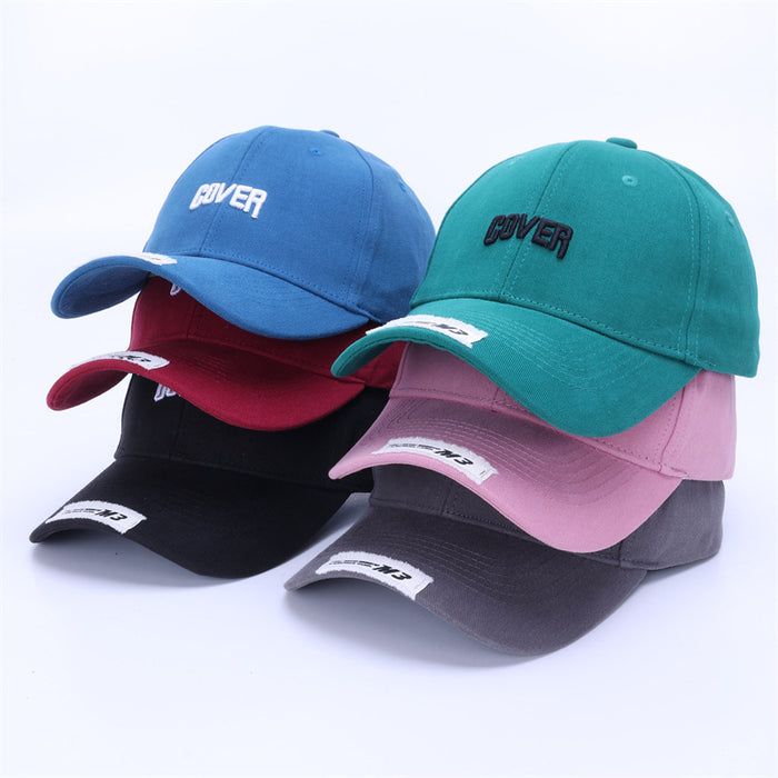 Wholesale Fashionable embroidered letter baseball cap, summer sun shading duckbill cap