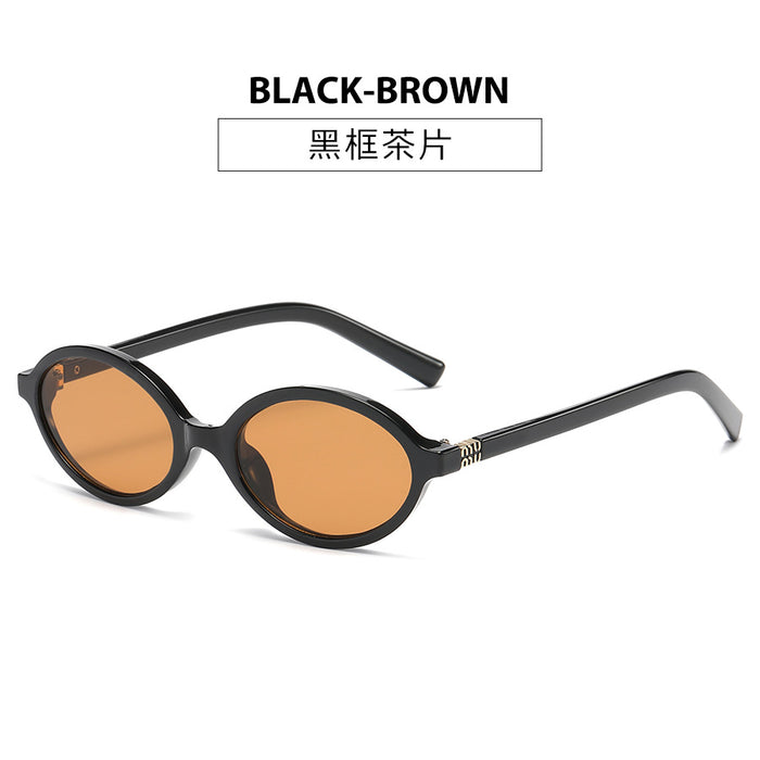 Wholesale Retro sunglasses oval sunglasses