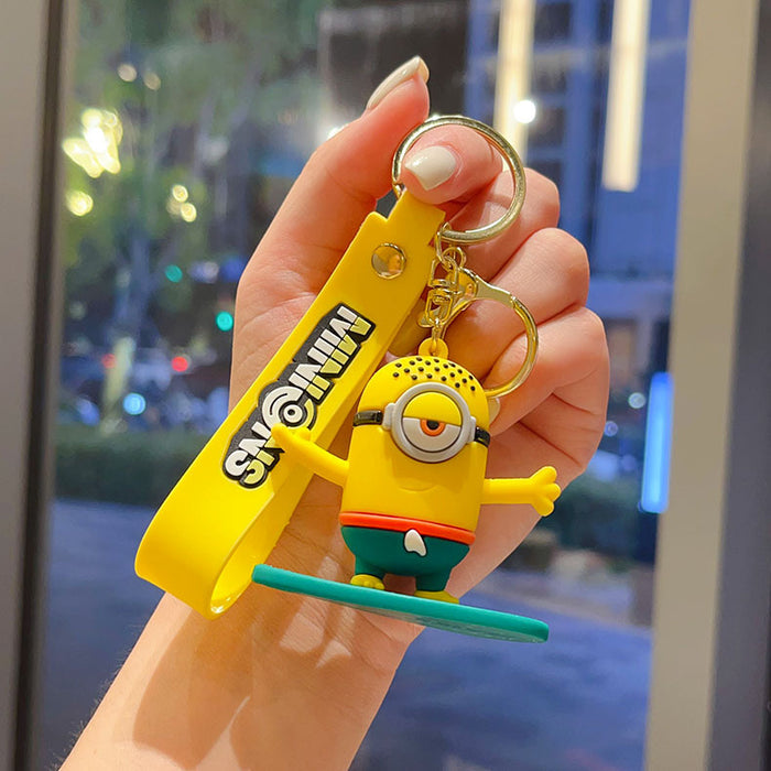 Wholesale Cartoon Keychain Couple School Bag Pendant Children' s Small Gift Car Keychain School Bag Pendant