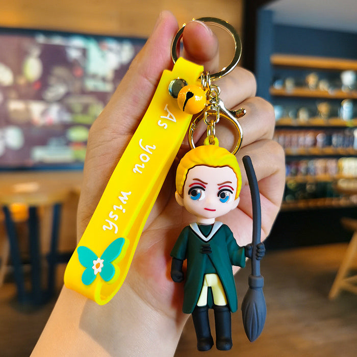 Wholesale Cartoon Silicone Doll Keychain JDC-KC-Tingm277