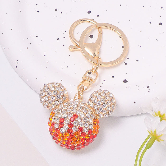Wholesale Cartoon Rhinestone Metal Keychain
