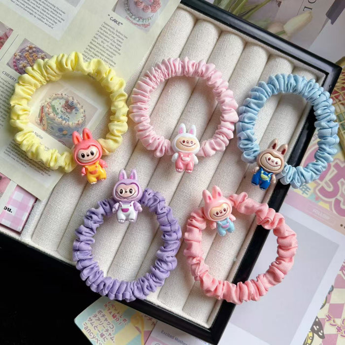 Wholesale Cartoon Cute Plush Plush Hair Band Hair Rope Student Rubber Band Hair Accessories