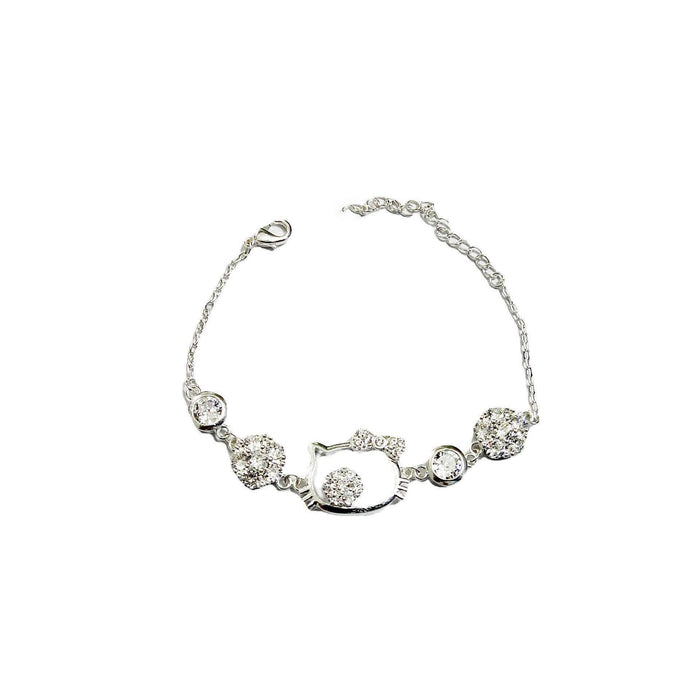 Wholesale Cat Diamond Alloy Bracelet JDC-BT-YiMo007