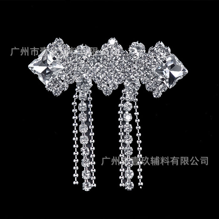 Wholesale DIY rhinestone bow clothing accessories