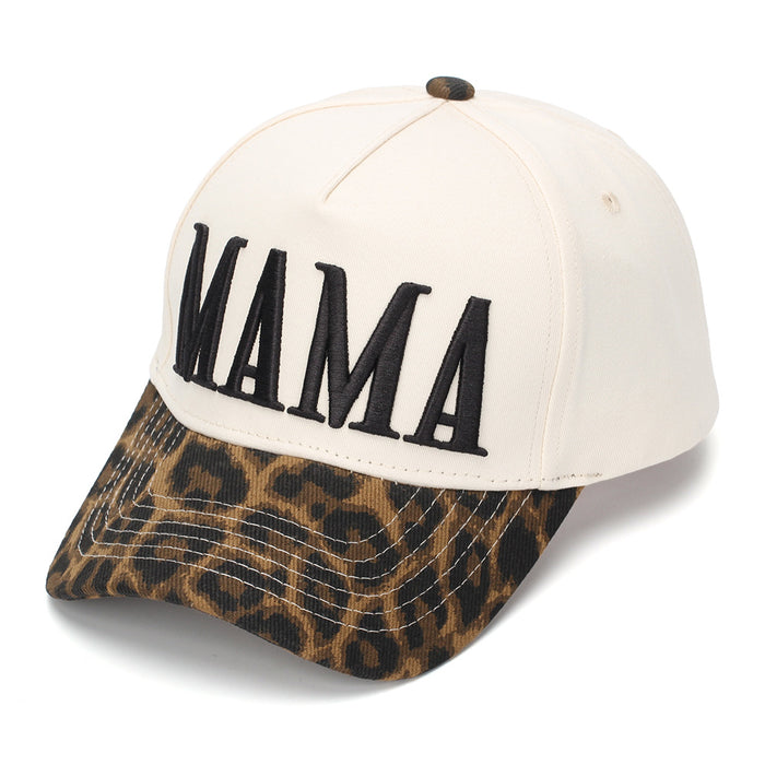 Wholesale Leopard Print Embroidered Baseball Cap Trendy Sun Protection Hat for Summer Boutique Resale Gift