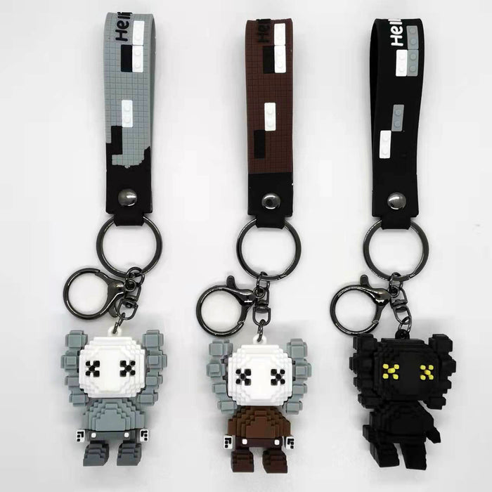 Wholesale cartoon  bear doll keychain pendant bag car key chain accessories gift