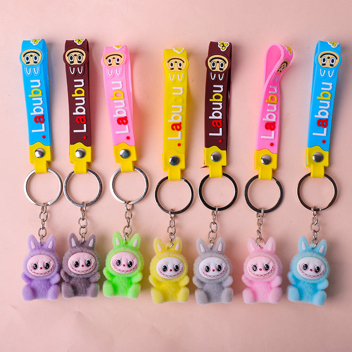 Wholesale Couple Cartoon Backpack Keychain