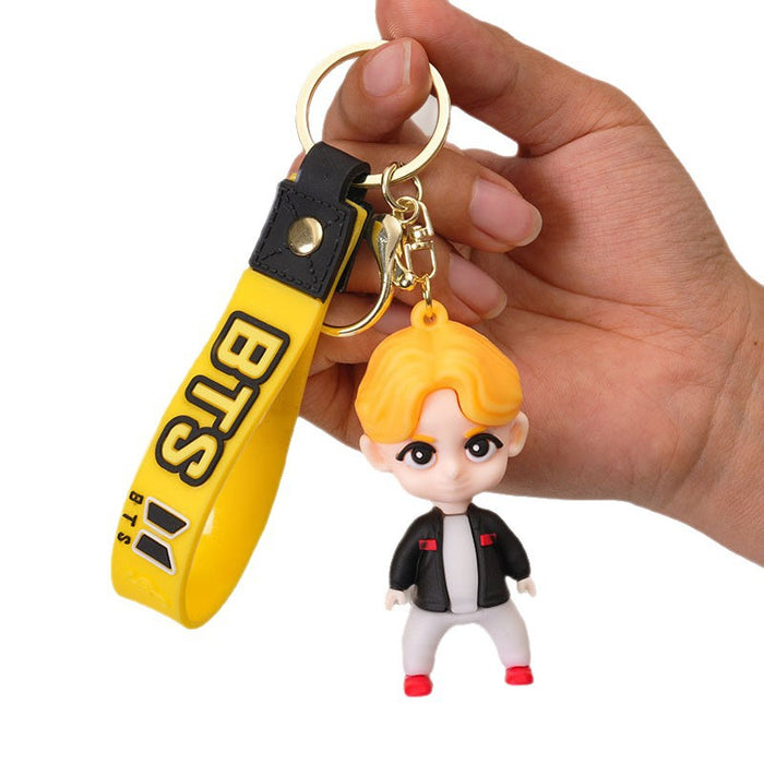 Wholesale Cartoon PVC Member Keychain Charm Bag Accessory MOQ≥2