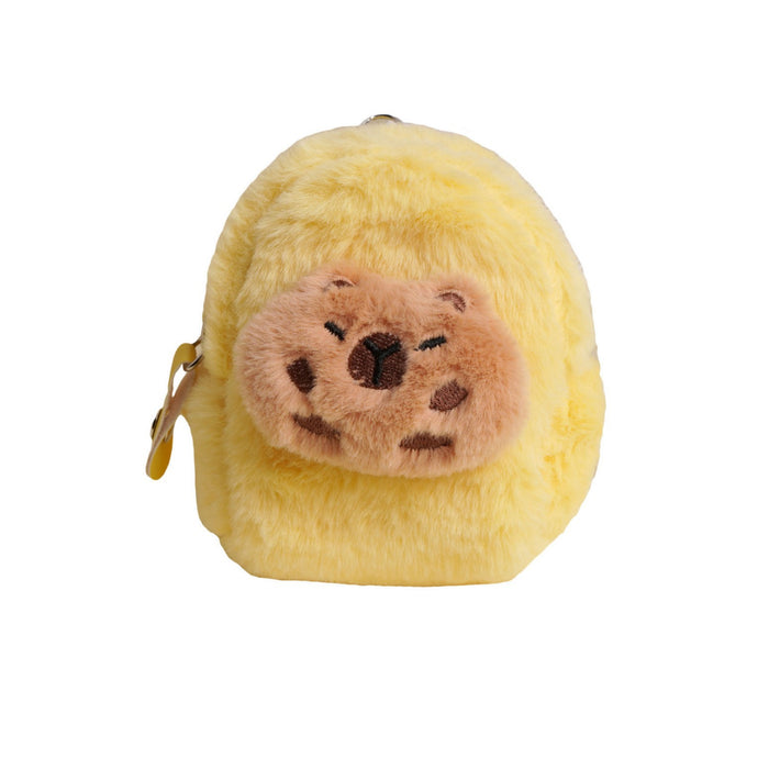 Wholesale Cartoon Plush Coin Purse Student Key Holder Wallet