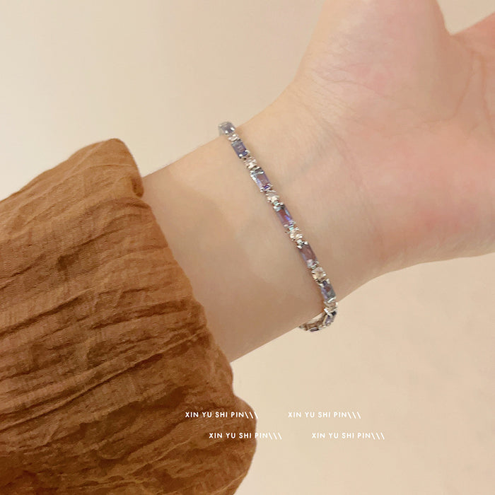 Wholesale Zircon bracelet, light luxury, exquisite, niche, high-end jewelry