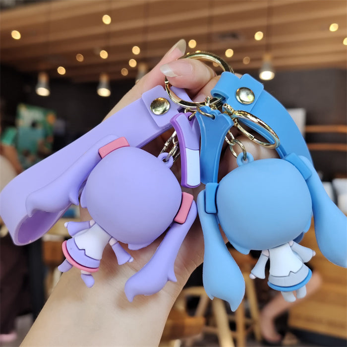 Wholesale Cartoon Silicone Doll Keychain JDC-KC-ZhuoRan037