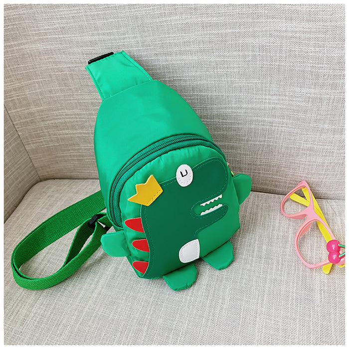 Wholesale Children's Bags Cute and Fashionable Children's Stylish Mini Dinosaur Cartoon Single Shoulder Crossbody Bag JDC-SD-MO001