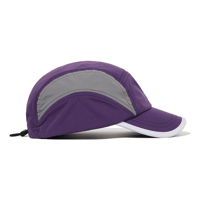 Wholesale Quick drying duckbill cap workwear, outdoor breathable sealed baseball cap, drawstring hat