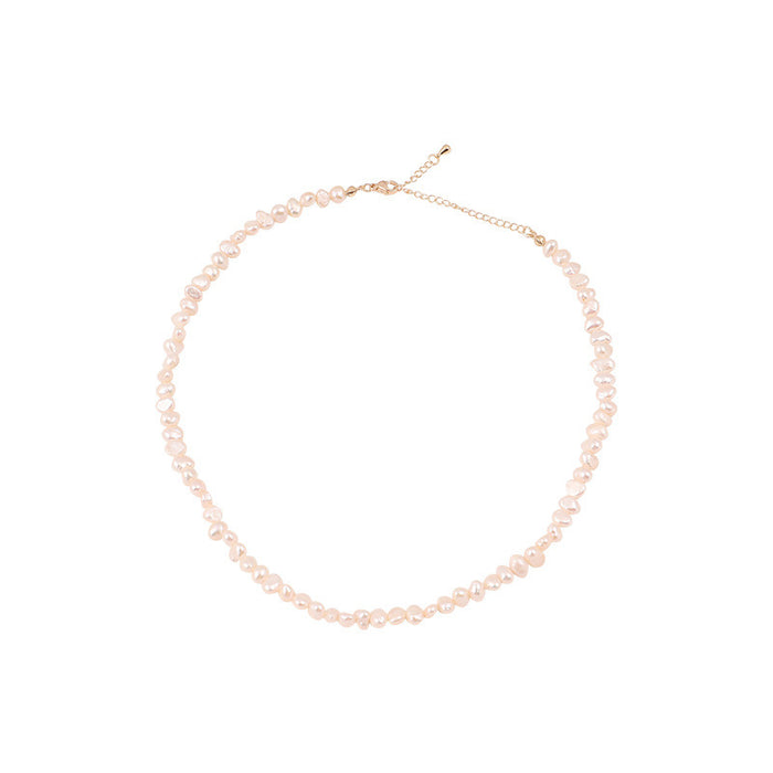 Wholesale Pearl necklace women's new irregular pearl necklace elegant temperament sweet collarbone chain