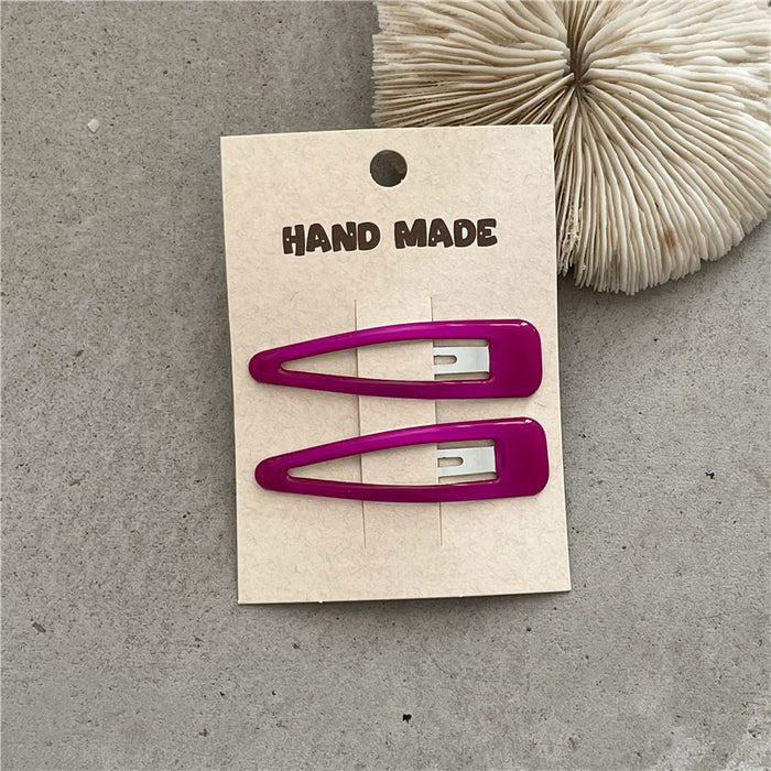 Wholesale New colored oil droplet bangs clip