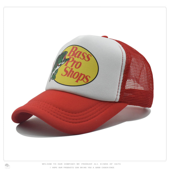 Wholesale Printed baseball cap summer net cap outdoor sunscreen sunshade driver cap