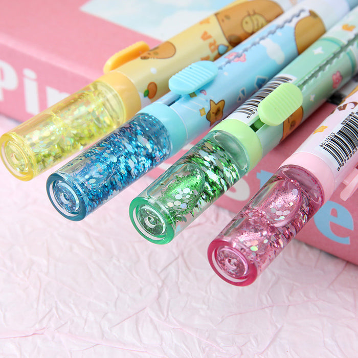 Wholesale Kapibala push-pull eraser quicksand capybara altered clean