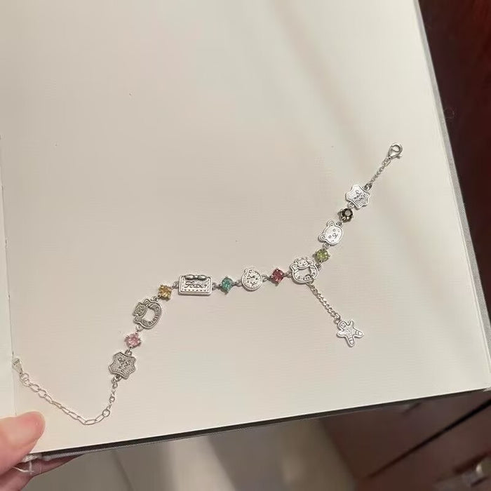 Wholesale Colorful Zircon Bracelet Bracelet Bracelet Jewelry