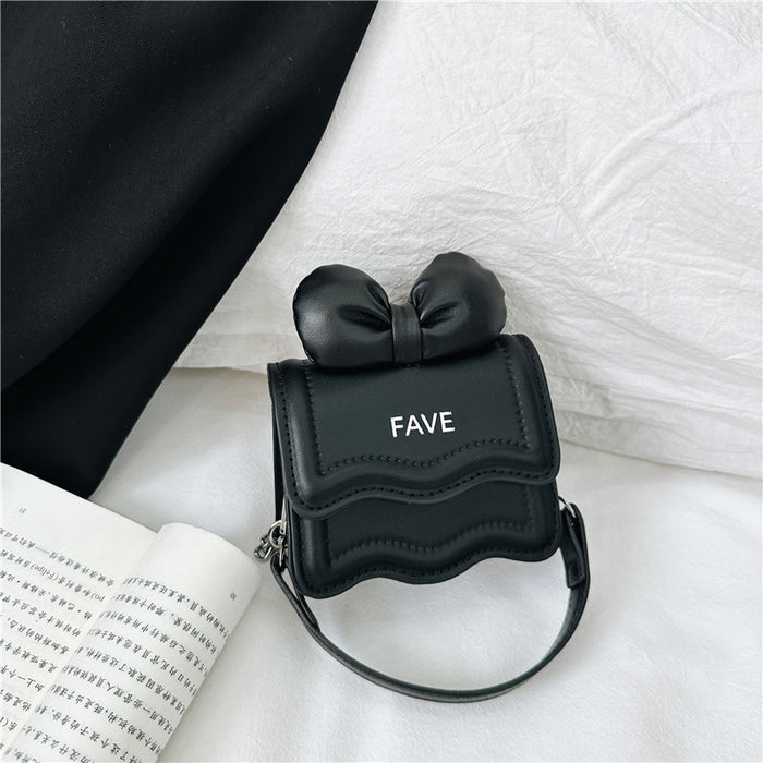 Wholesale Children's bag new cute bow mini square bag high-grade chain girls' hand bag messenger bag