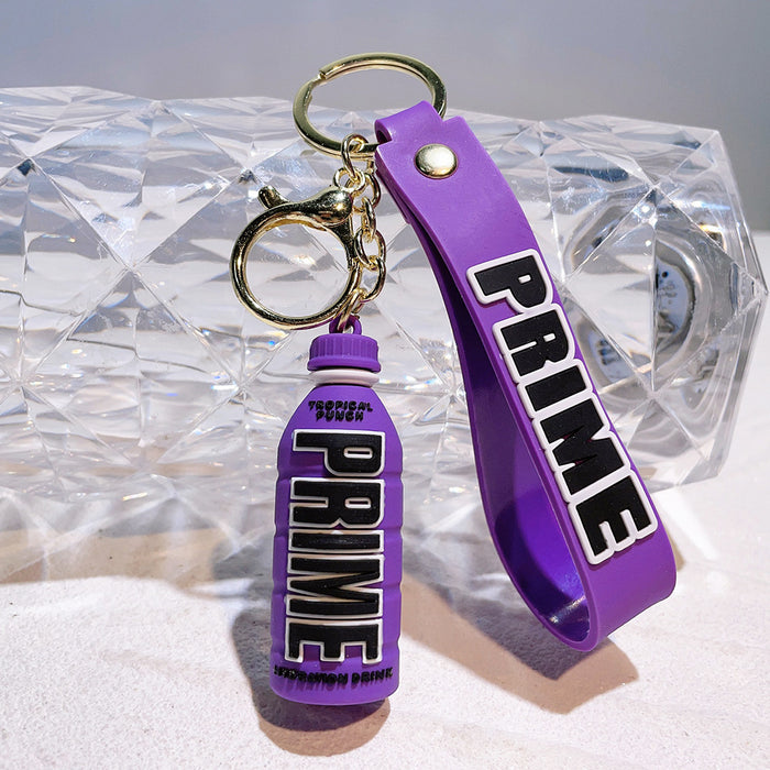 Wholesale Silicone Energy Drink Bottle Keychain JDC-KC-QiChao070